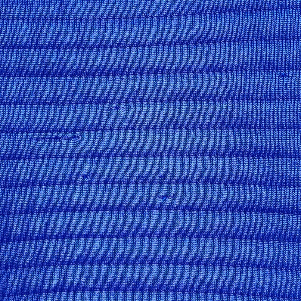 Nike Womens XL Full Zip Hoodie Blue Ribbed Dri-Fit Textured Sportswear Jacket - Picture 10 of 13